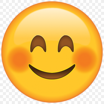 smiley emoji, Blushing Emoji Smiley Face, Smile, face, smiley png