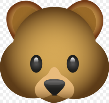 Bear Emoji Emoticon, emoji, mammal, animals png
