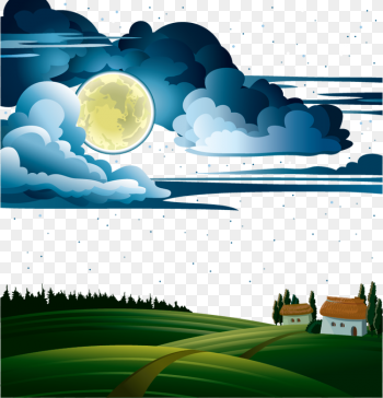 house painting, Text Cartoon Water Illustration, Dream Night, watercolor Painting, grass png