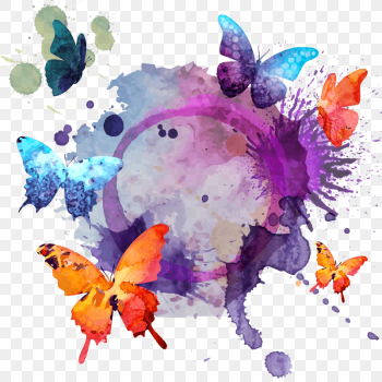 Butterfly Watercolor painting Drawing, painted butterfly dream, insects, flower png