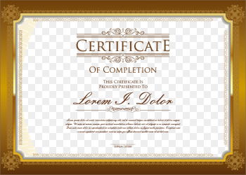 Academic certificate Diploma Professional certification Graduation ceremony, Design documents and ce